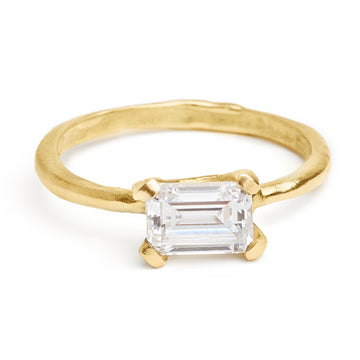 Step Cut Diamond Sloan Ring