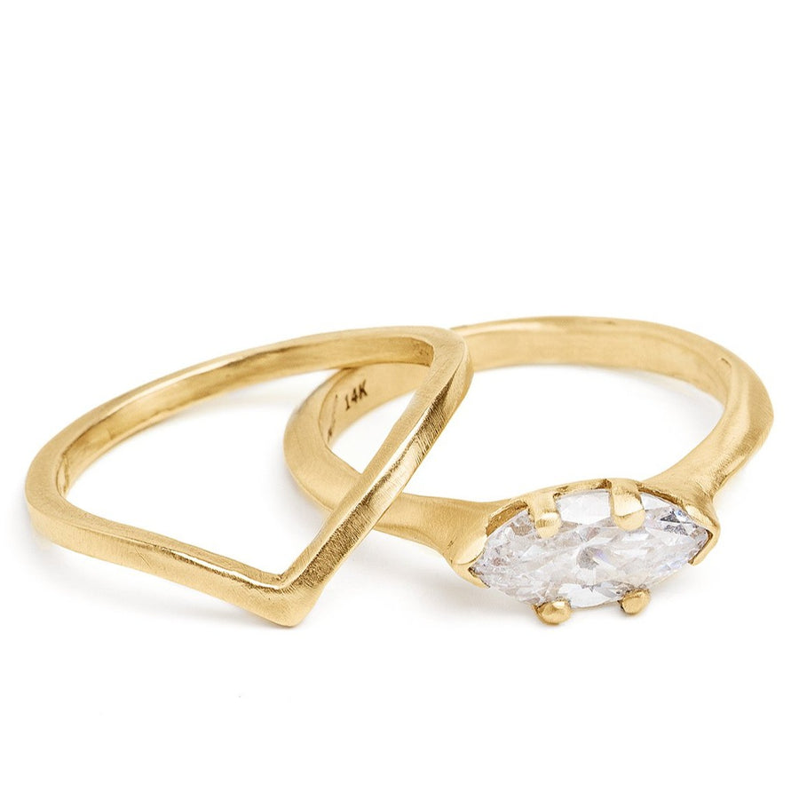 Marquise Diamond Sloan Ring