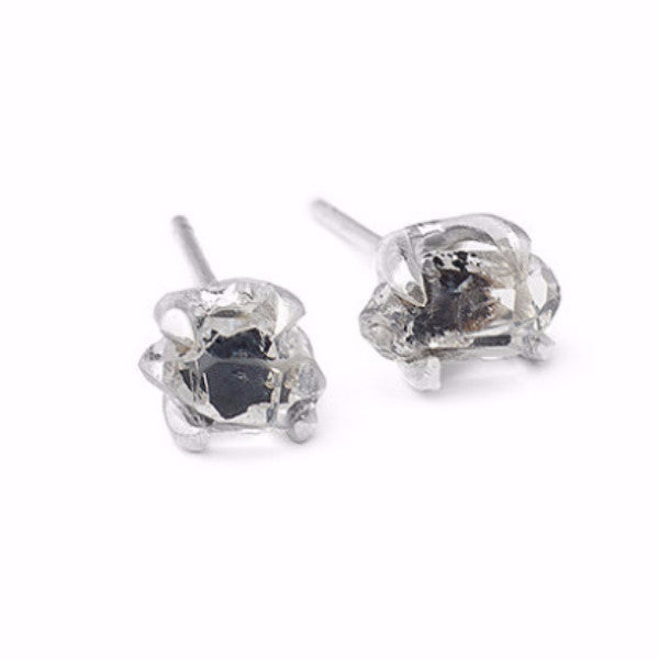 Silver Sloan Herkimer Diamond Studs