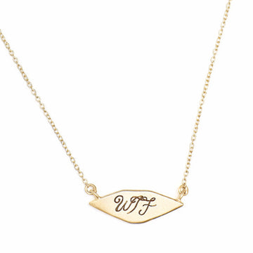 Signet Necklace 'WTF'