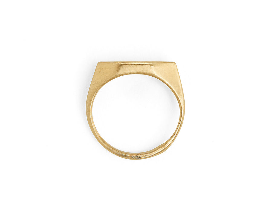 Medium Gold Signet Ring
