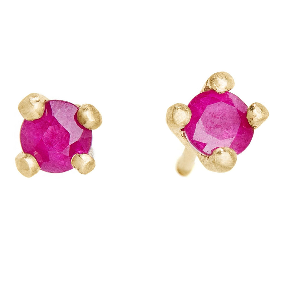 Large Sloan Ruby Studs