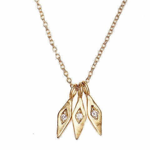 Inez Necklace with Diamonds