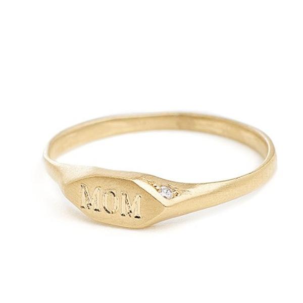 Custom Gold Signet Ring – Vanessa Lianne