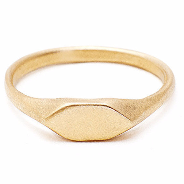 Custom Gold  Signet Ring