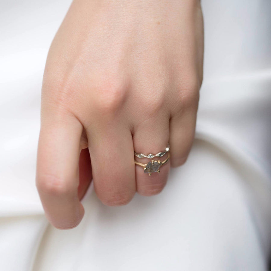 Sloan Ring with Labradorite